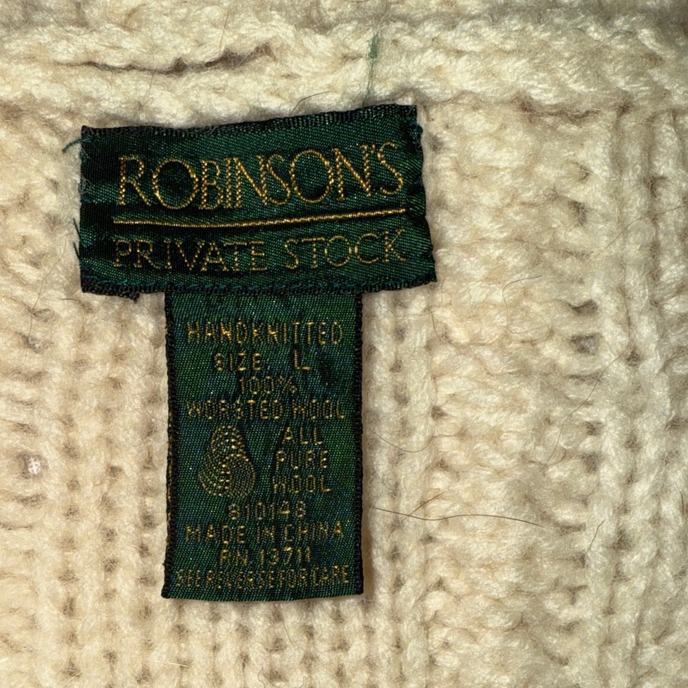 Cozy Cream Cable Knit Cardigan - Picture 2 of 8